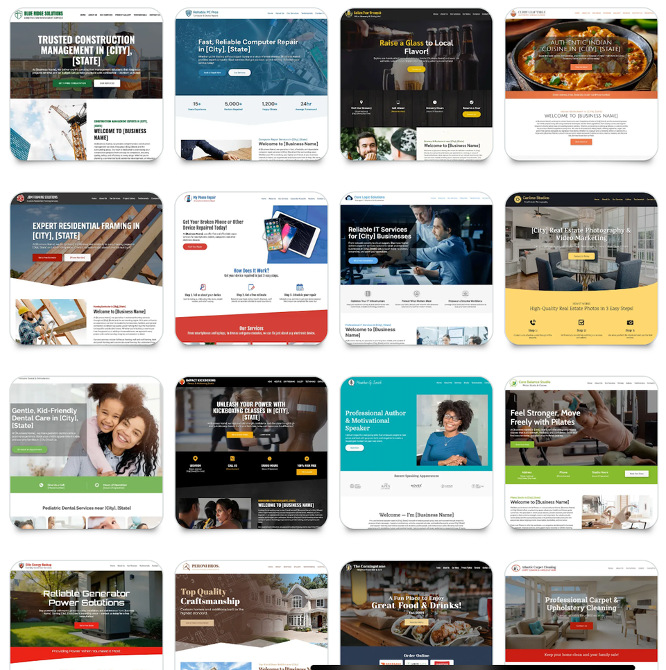 Website examples
