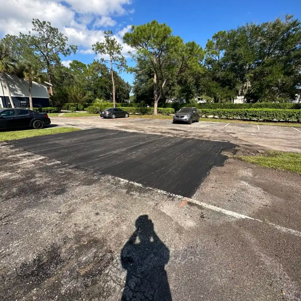 Palm bay parking lot resurfacing 209