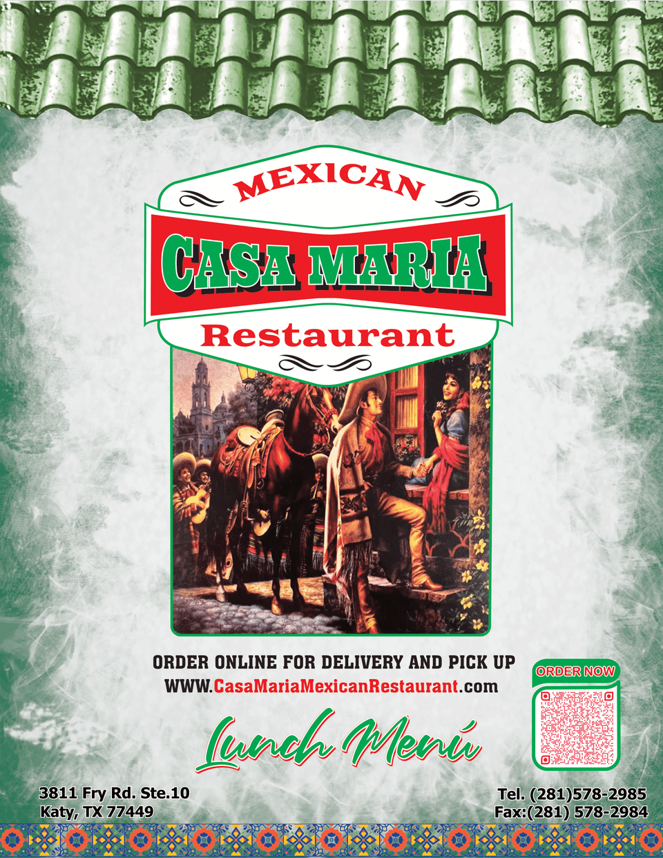 Menu   lunch 1 casa maria mexican restaurant carta menú tamaño carta final 1