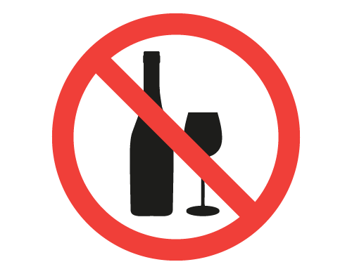 Prohibited items alcohol