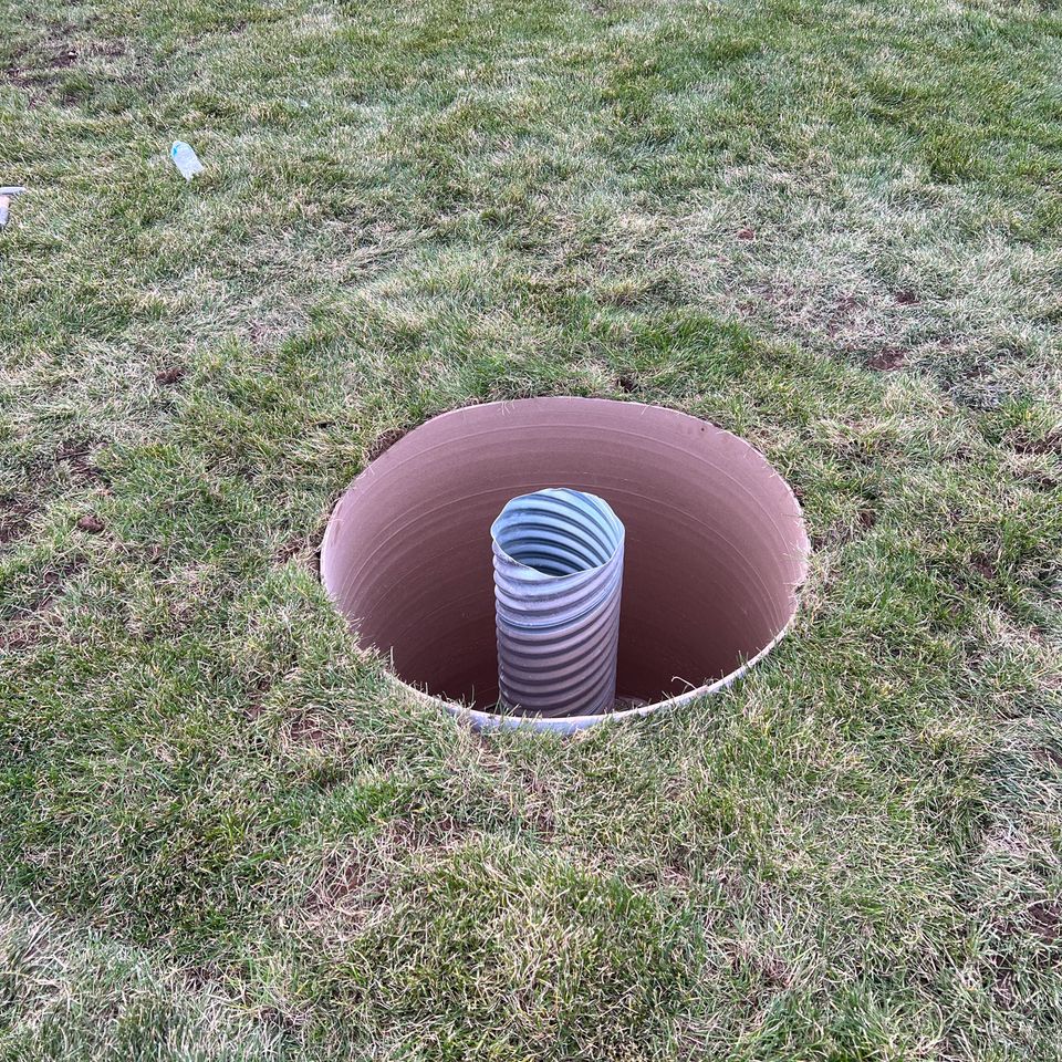 Spade utility pad installation 9