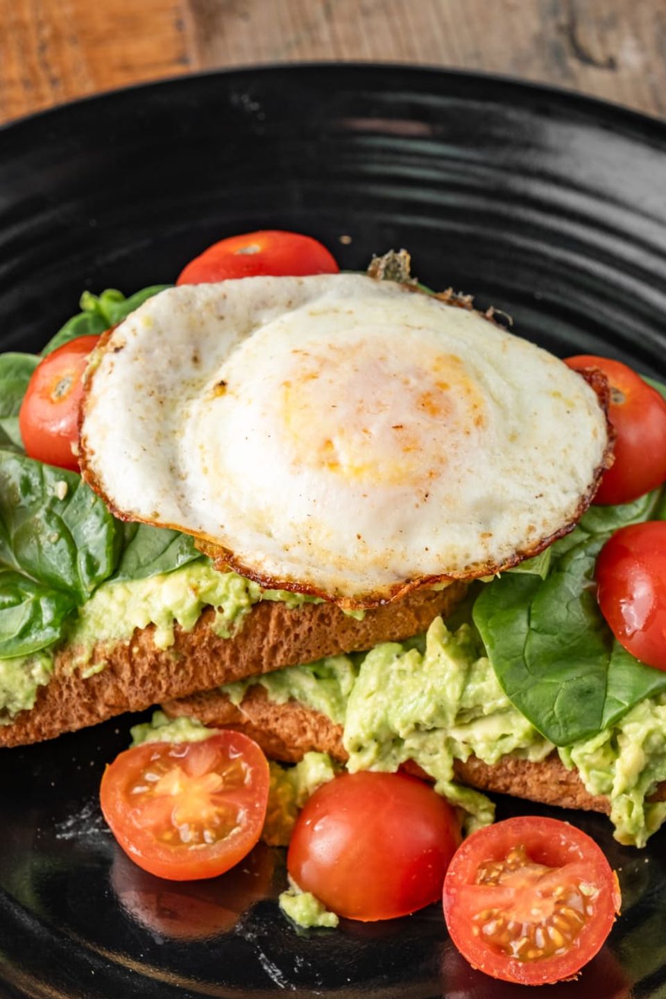 Avocado toast with egg