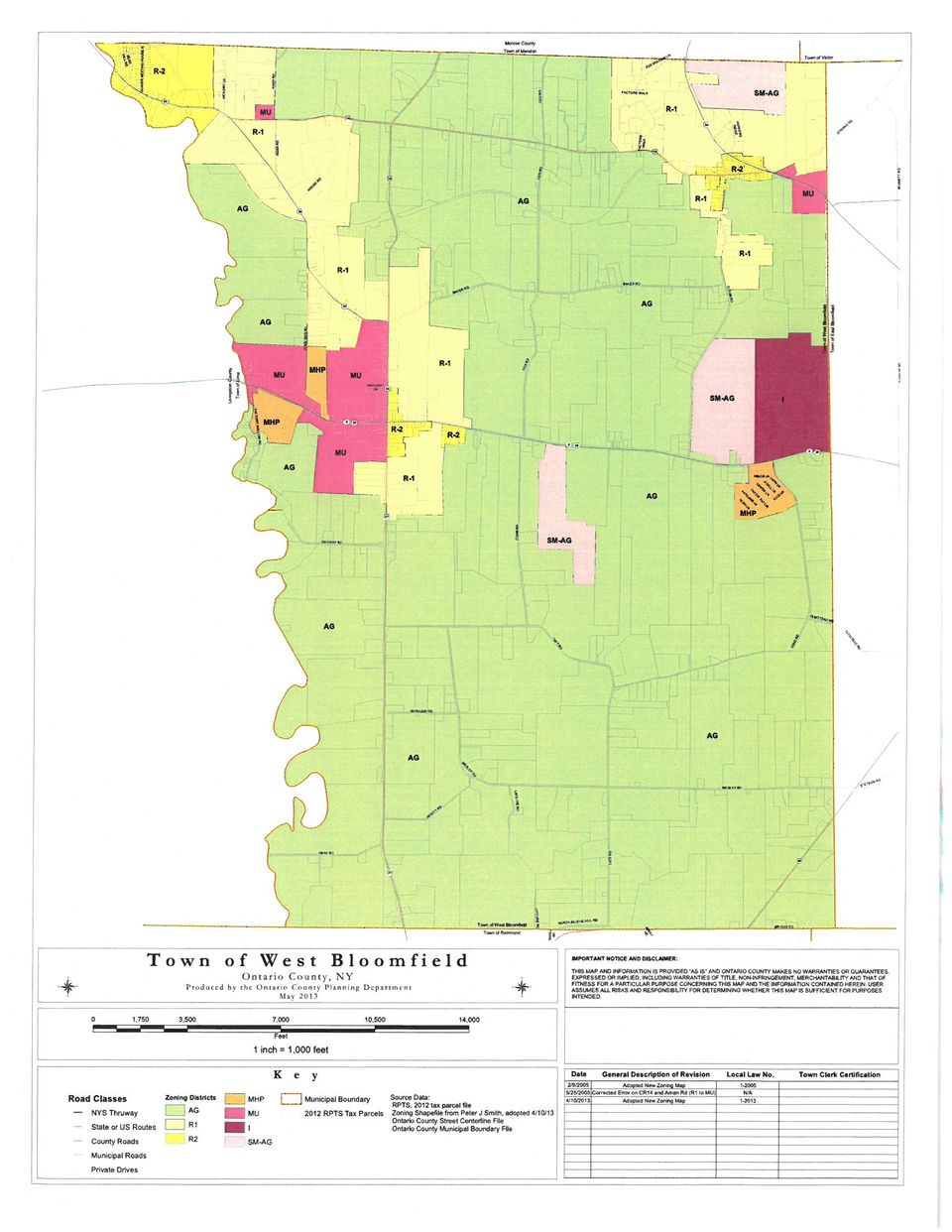 West bloomfield zoning map