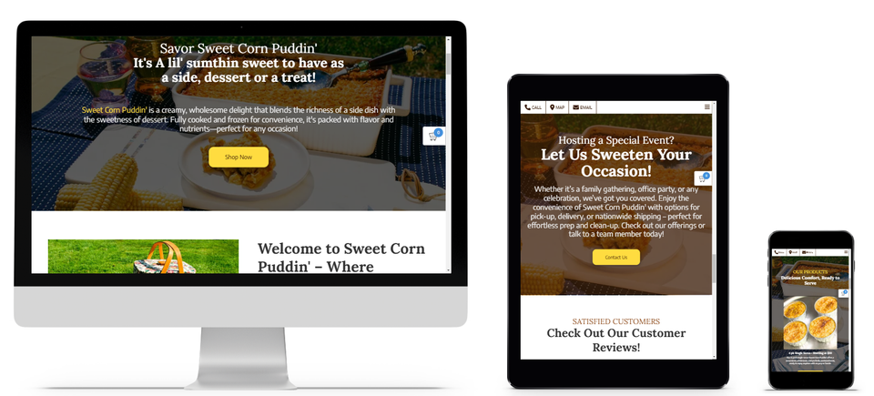 Sweet corn puddin
