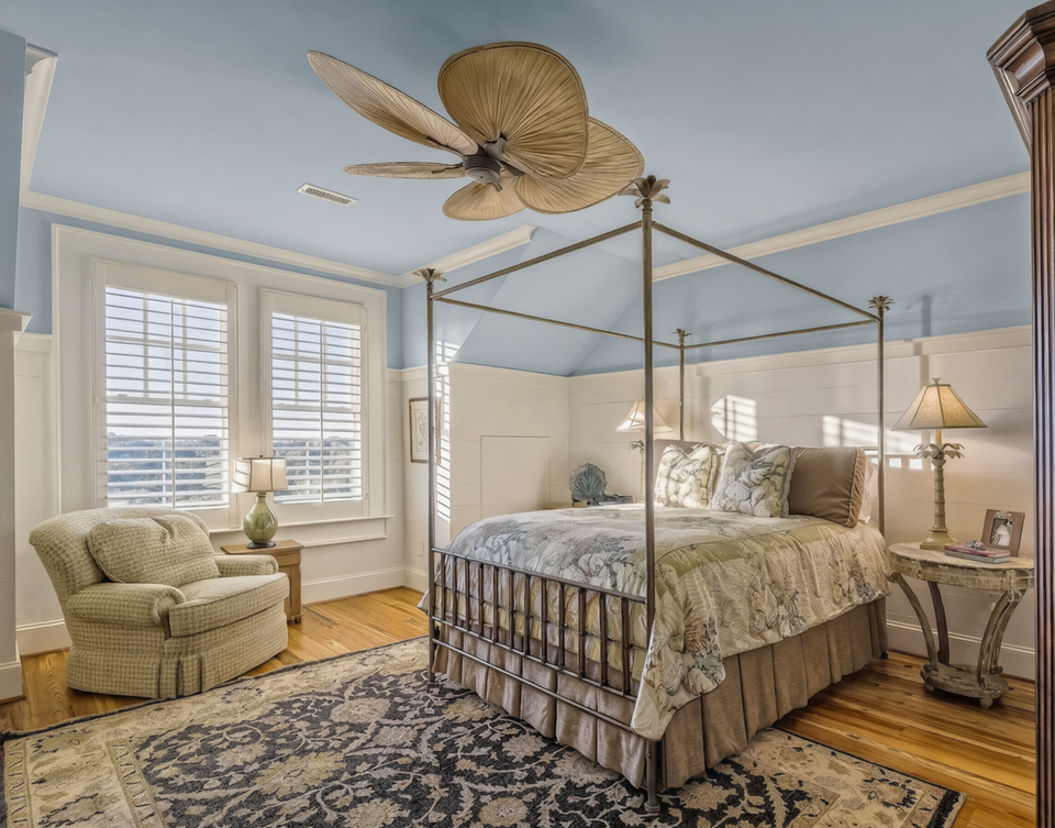 Blue bedroom