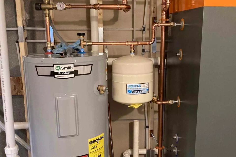 Minooka water heater installation