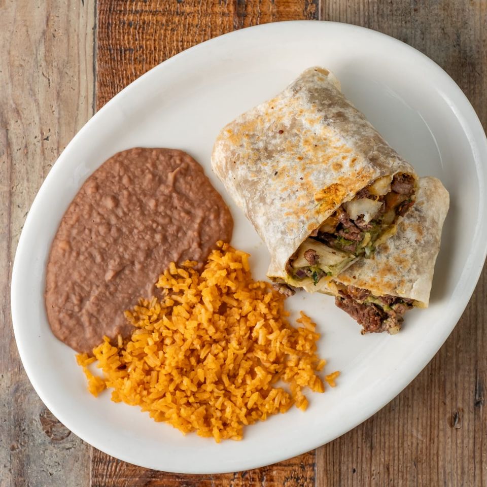 Burrito meal