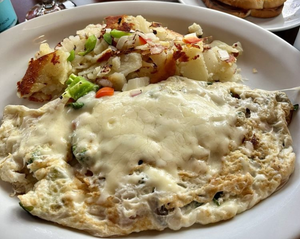 Vegetarian omelet (v) 