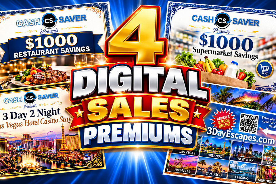 Four digital sales premiums