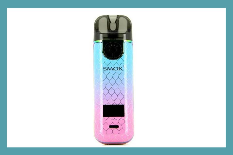 Smok Novo 4 Cyan Pink Cobra Pod System Kit