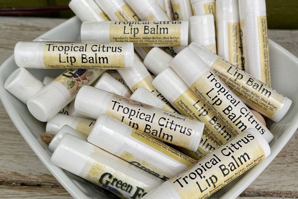 Tropical Citrus Lip Balm by Green Forest Soaps & Salves, Paradise, PA