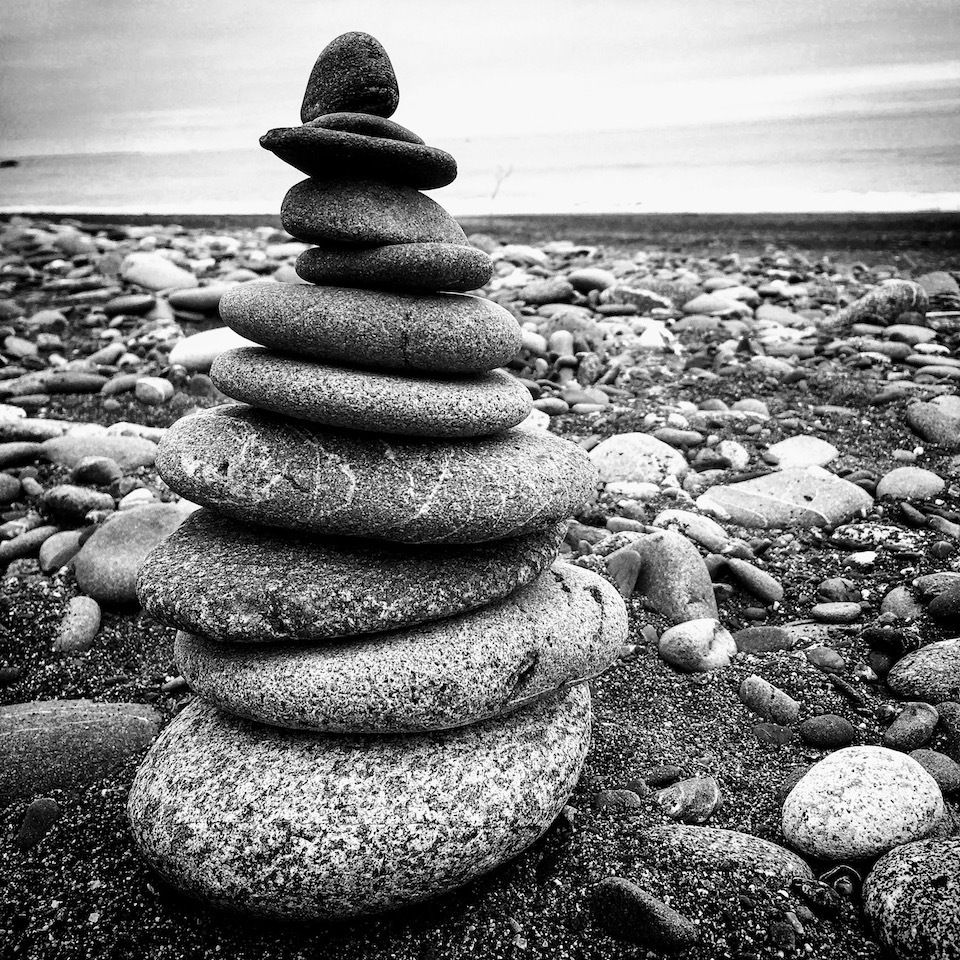 Timeless painting by renee   professional custom photography   tulsa oklahoma   beauty of nature stacked stones on beach 1