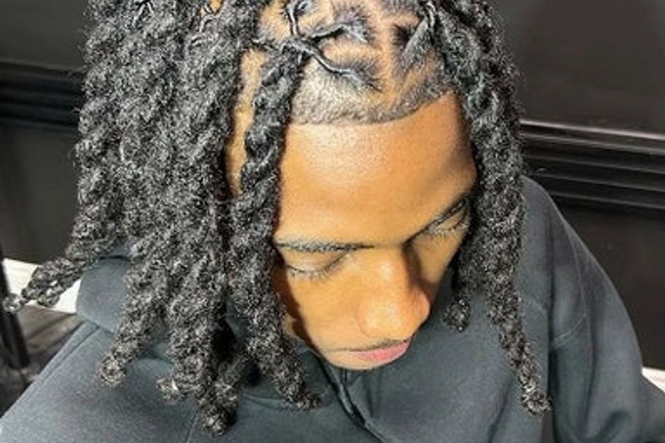 Twisted locs jagged edge 2