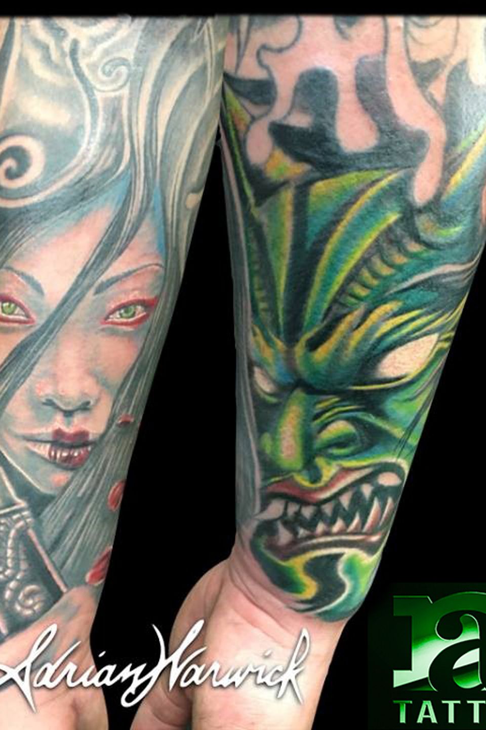 Adrian japanese geisha mask