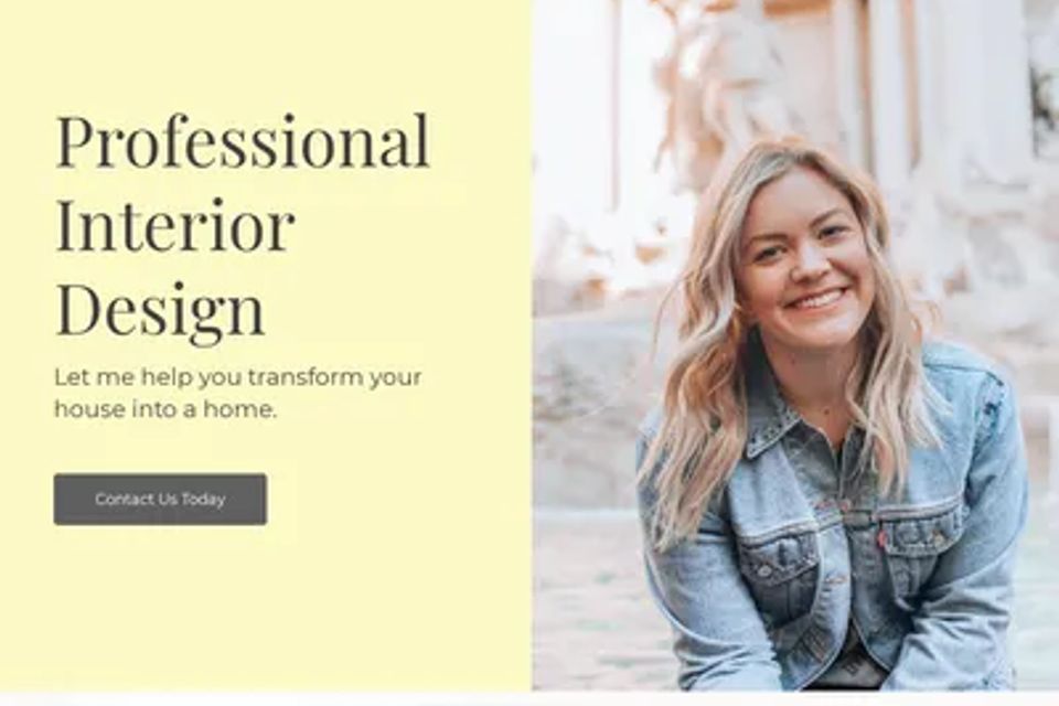 Interior designer website theme original