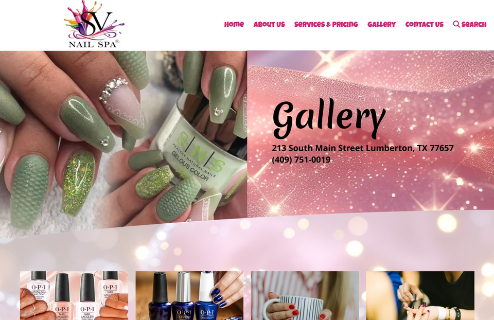 Sv nail spa lumberton tx