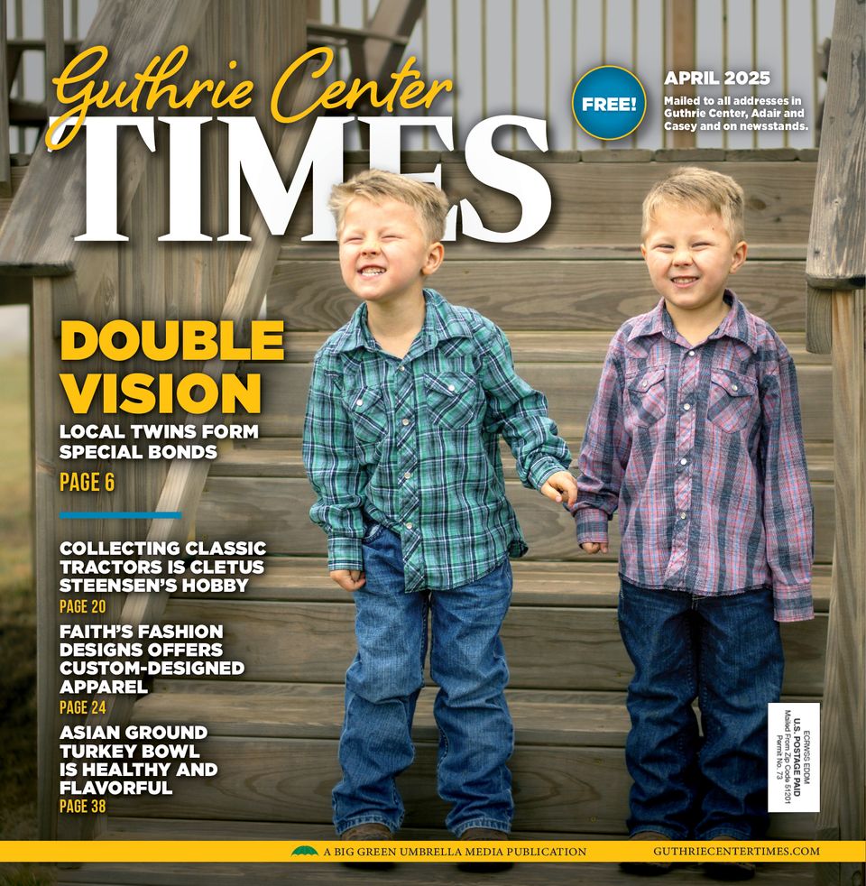 Guthrie center times   april 2025