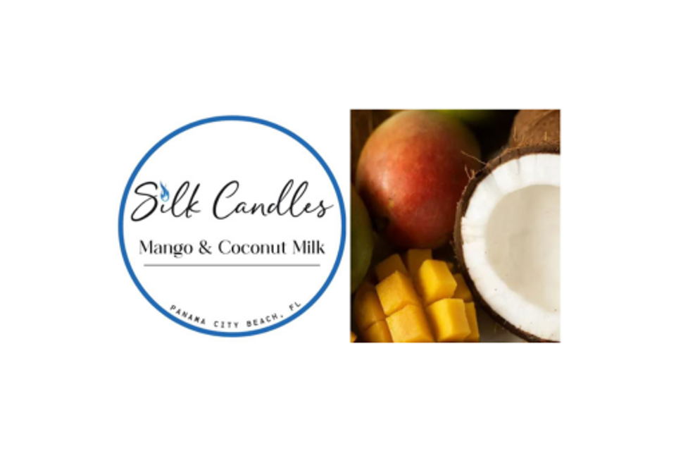 Silk candles mango cocnut