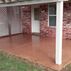 Patio  stained red with pocked finish 1 120160818 5098 a5tjli