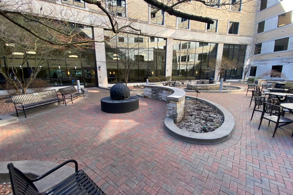 South tower courtyard
