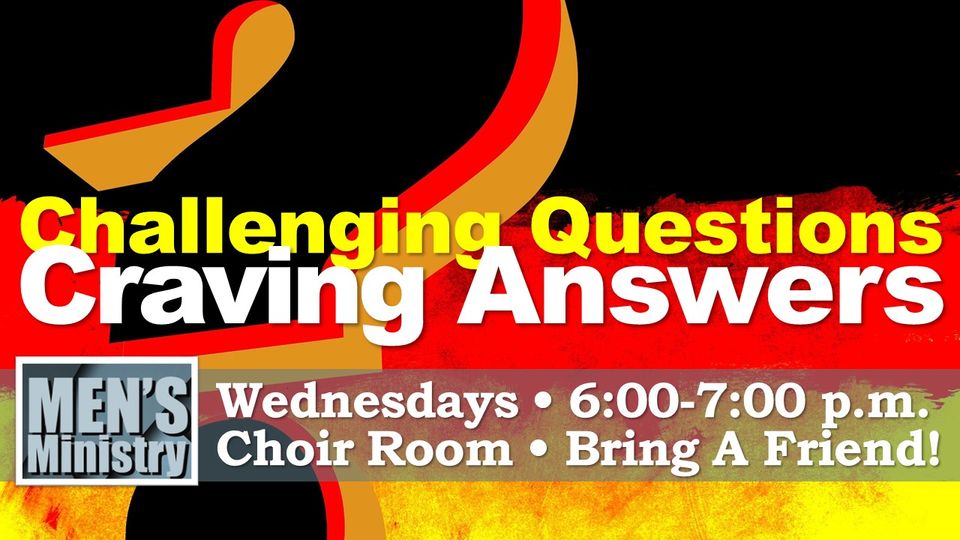 Wednesday mens bible study