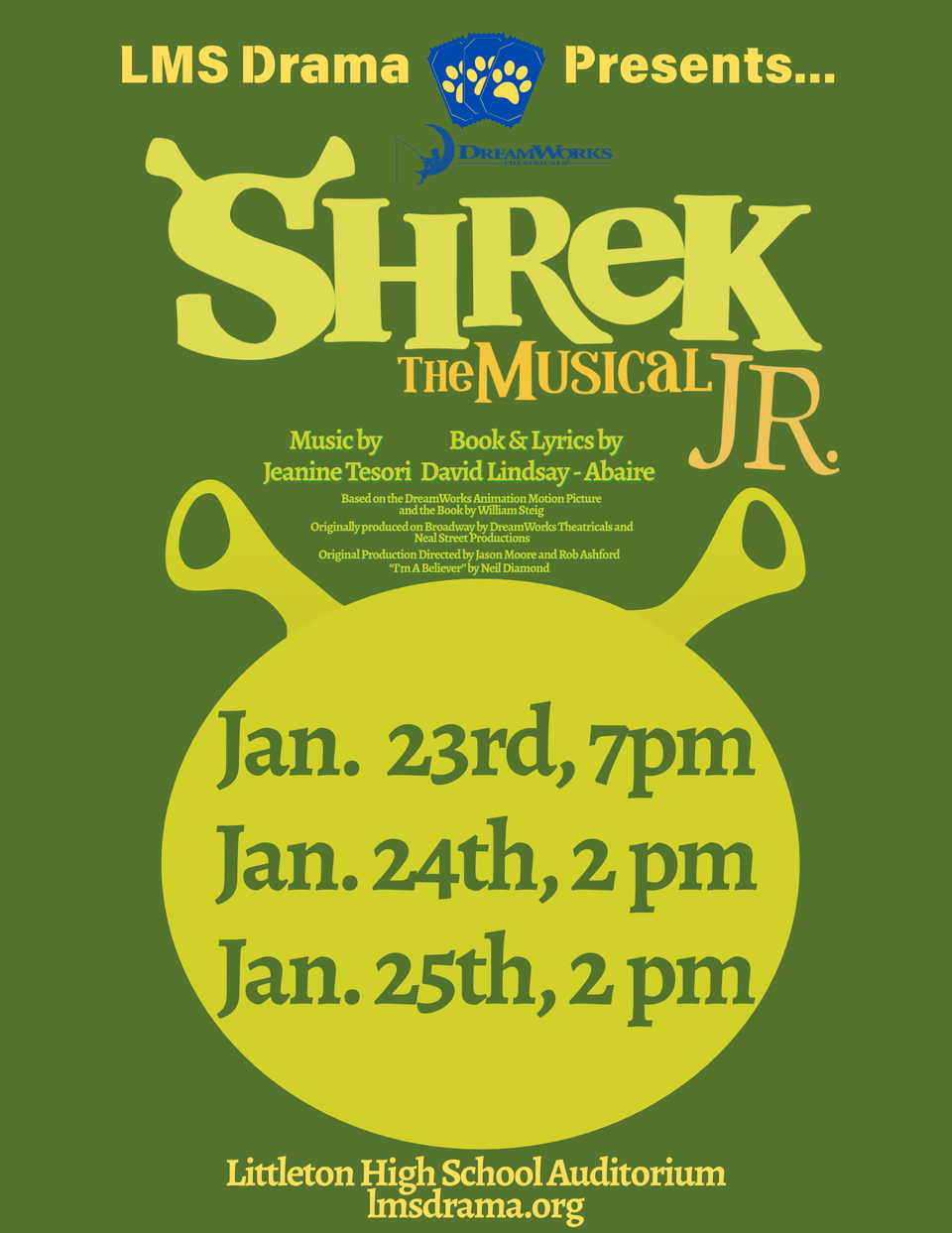 Littleton middle school shrek