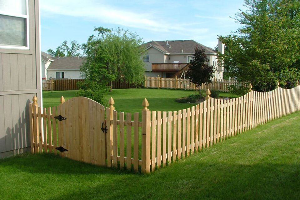 Wood fence 6