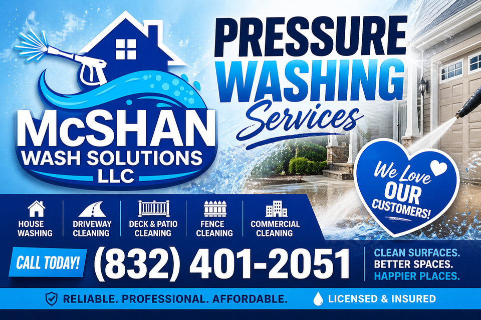 Pressure washing services conroe