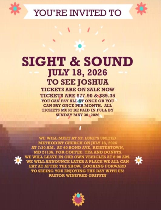 Joshua sight   sound