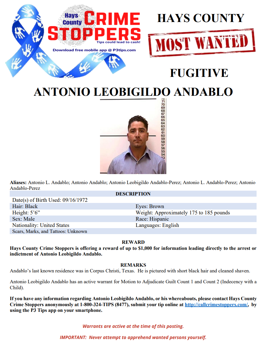 Andablo wanted poster 