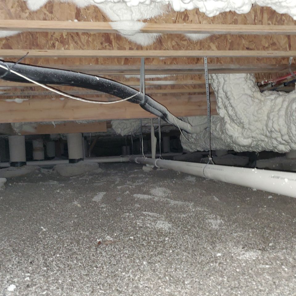 crawl space and duct work 2