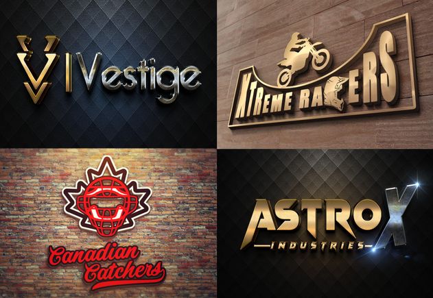 Create a realistic 3d logo for you