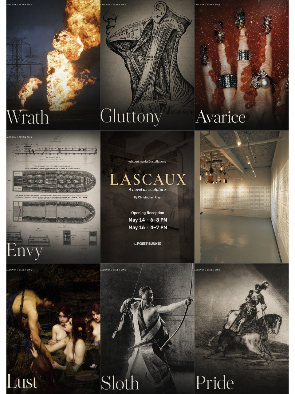 Lascaux collage opening