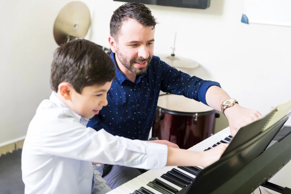 Web design for music instructors by Cannone Marketing.