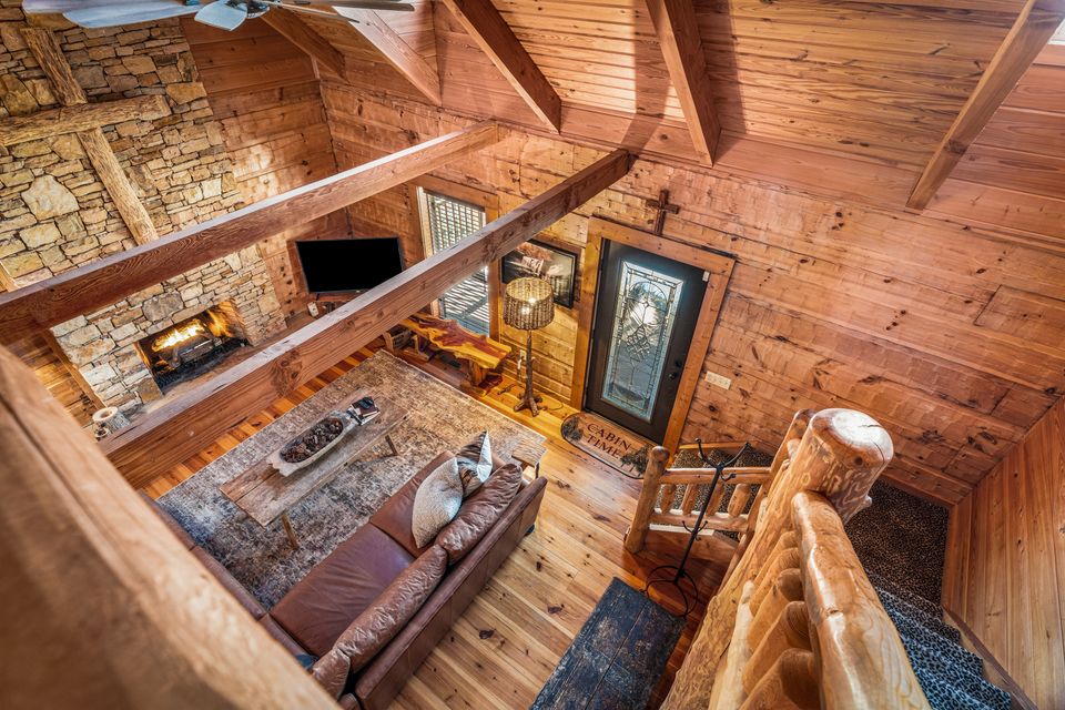 Beulah loft overlooking great room