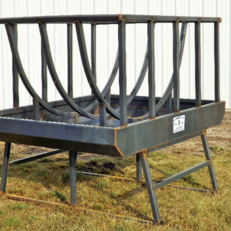 Single horse balefeeder