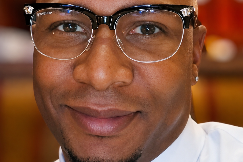 Warm portrait with versace glasses