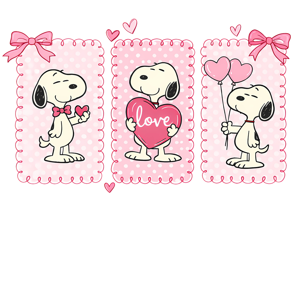 Val   0136 snoopy and friends valentines