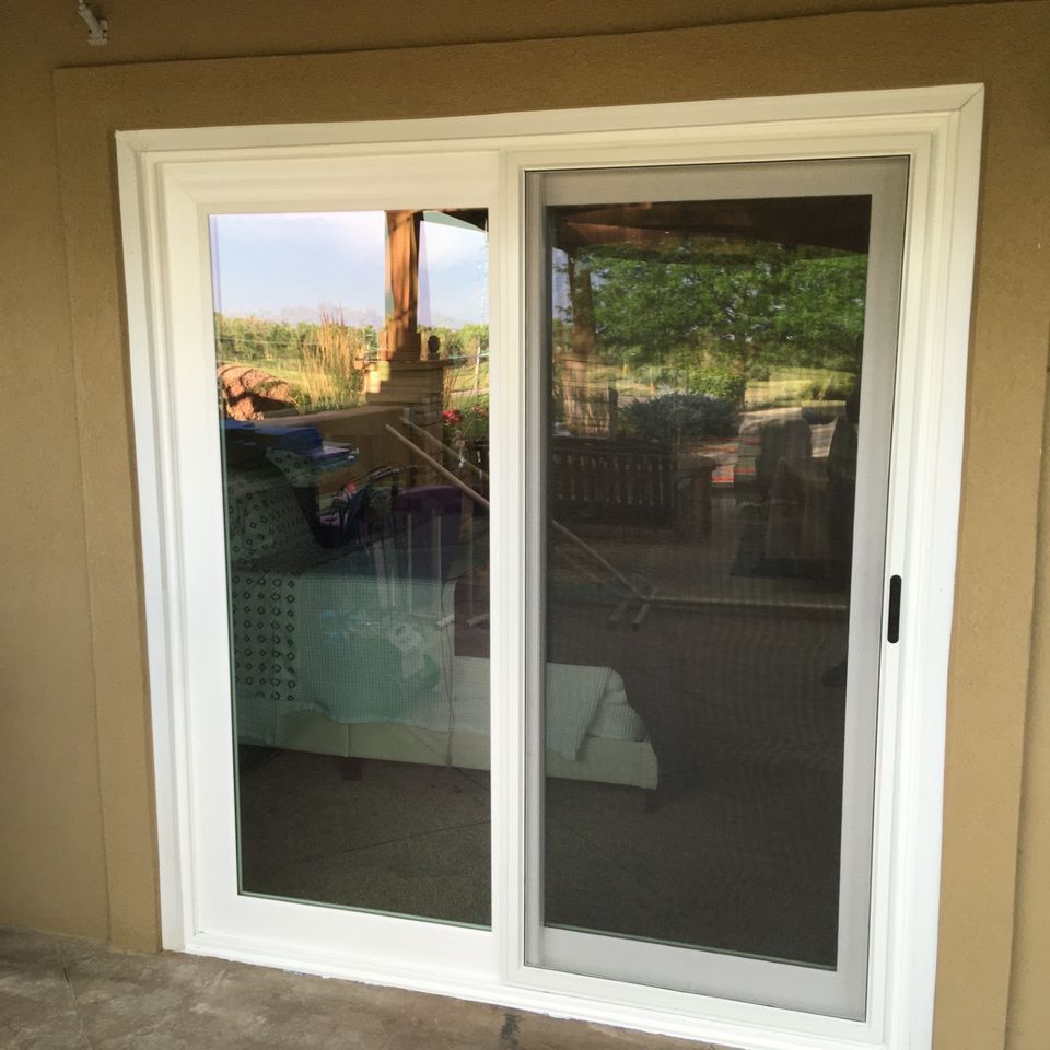 Glass patio door replacemen