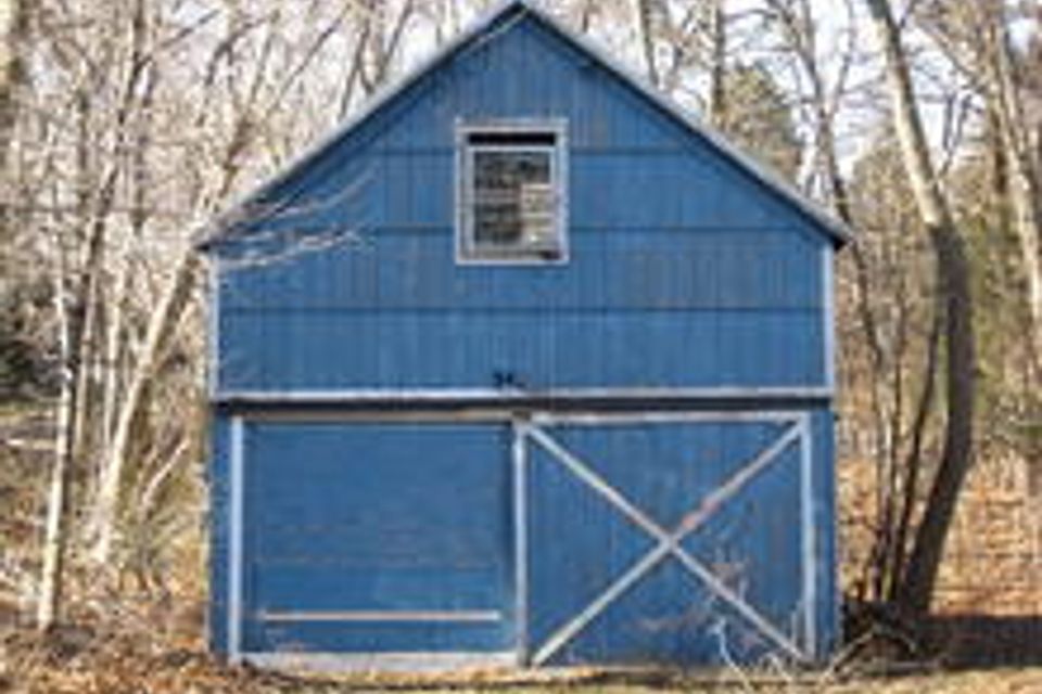 Blue barn