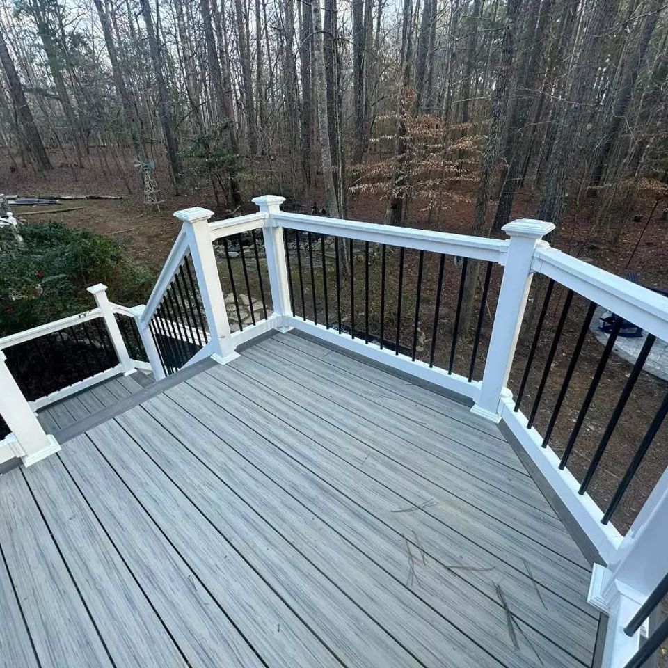 Residential wood patio deck build gilbert
