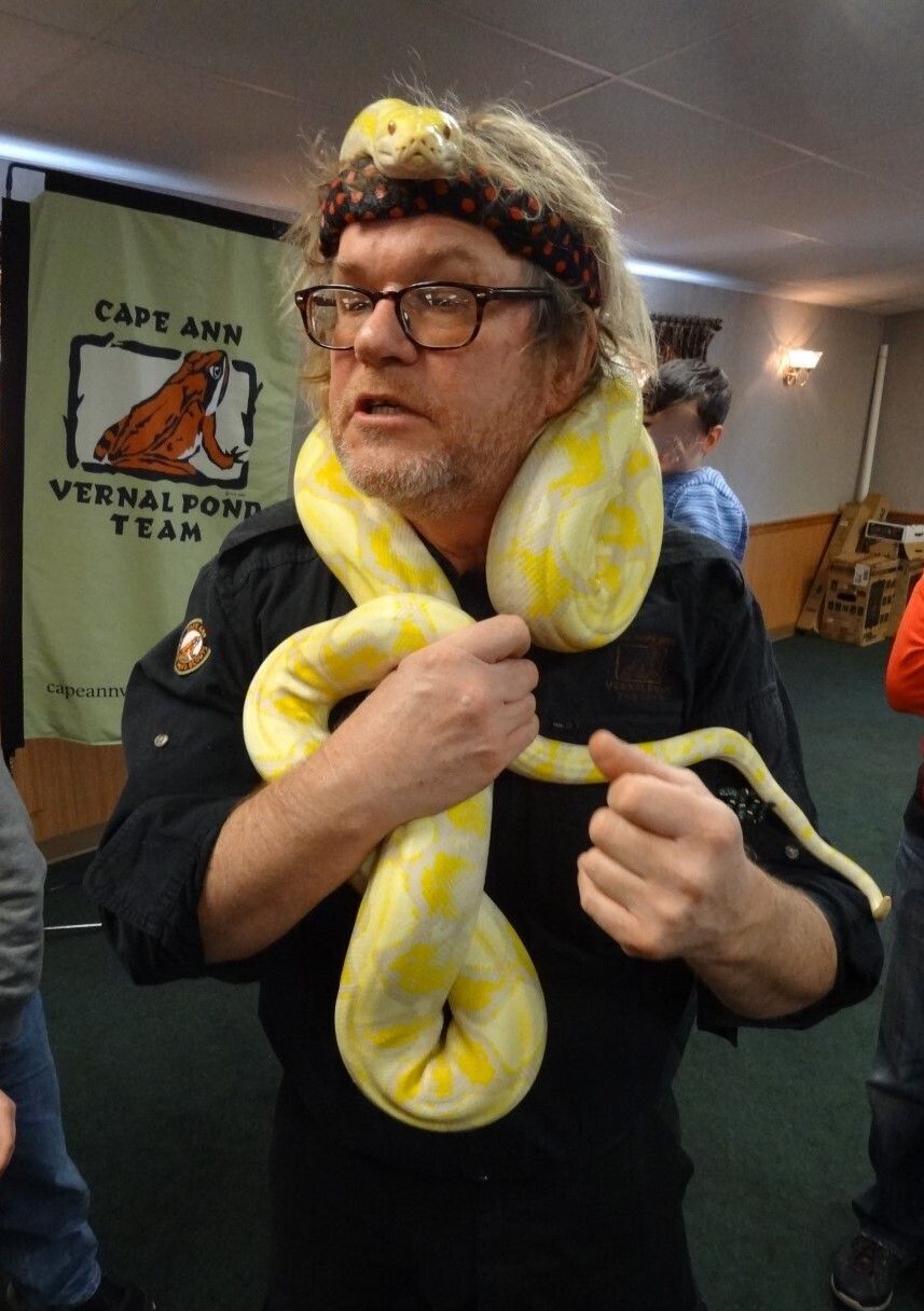 Rick roth at snake show
