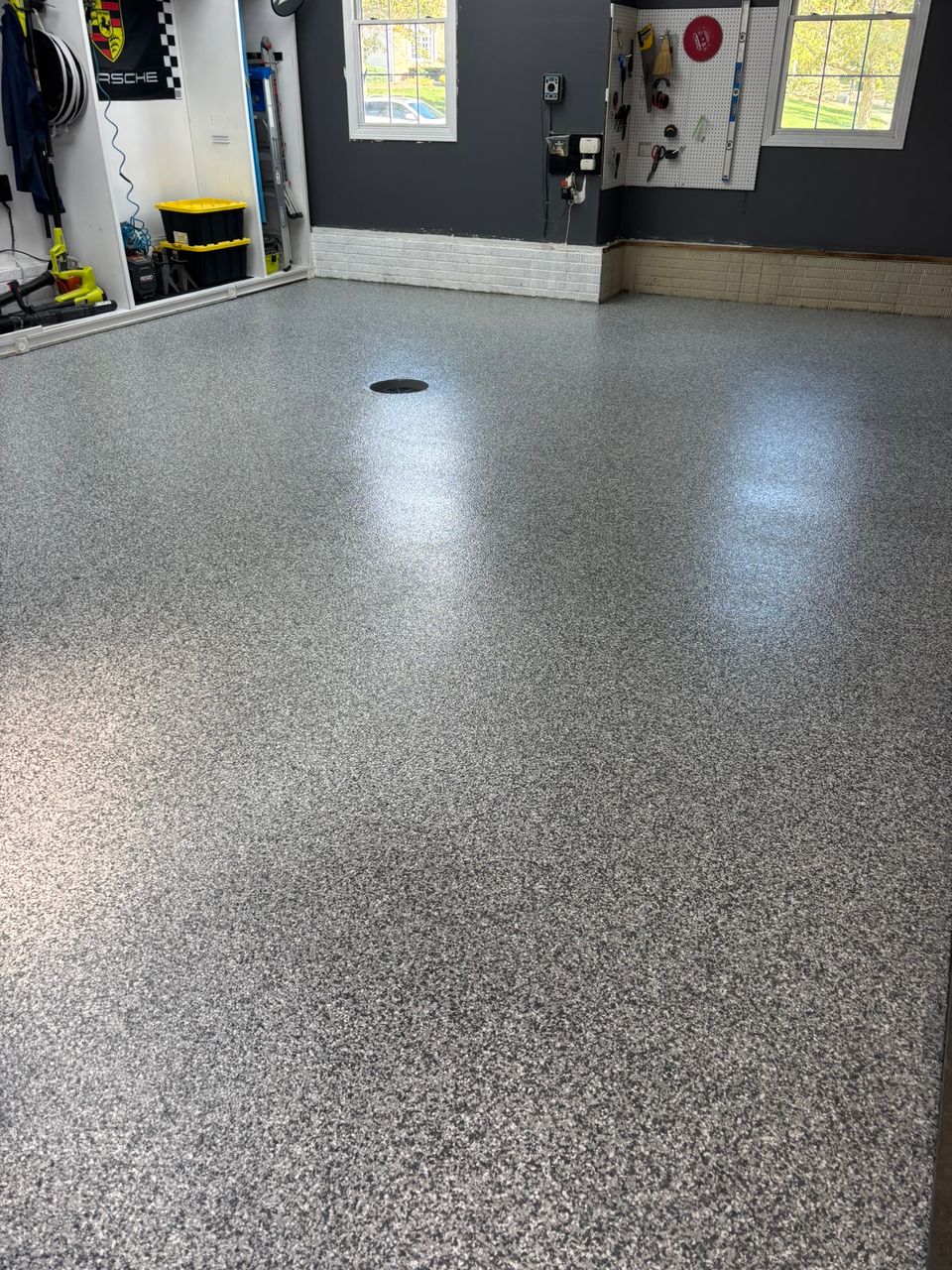 New epoxy flooring done by Floorific Creations in Northeast Ohio