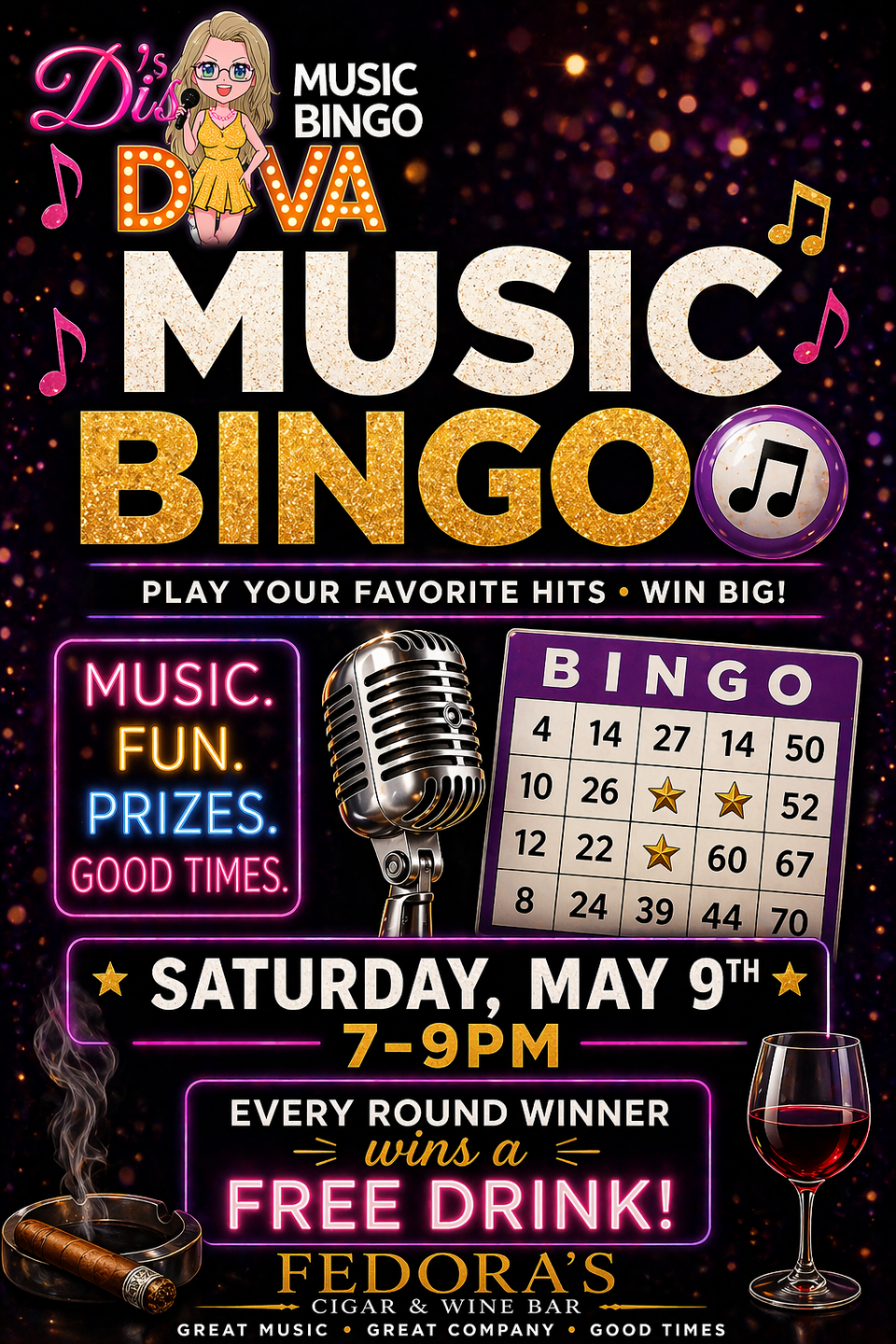 Music bingo may 2026