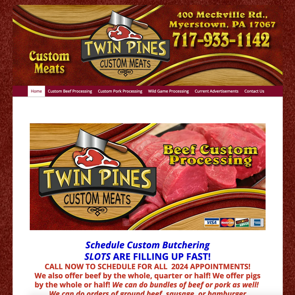 042 twin pines custom meats
