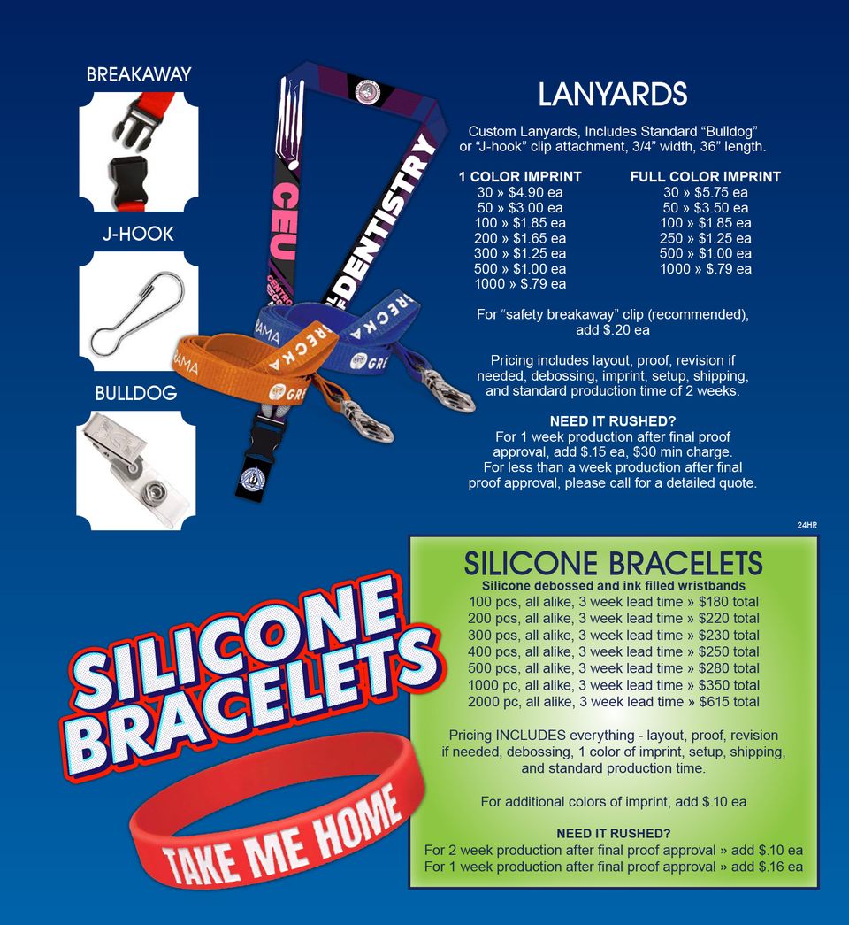 Lanyards   bracelets