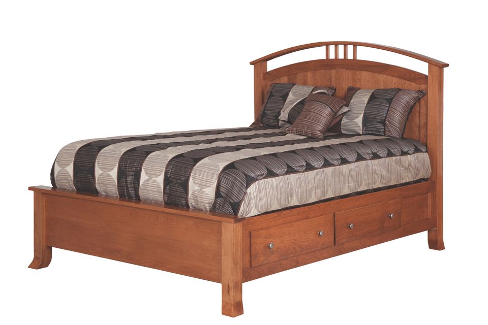 Cwf 702 crescent panel bed