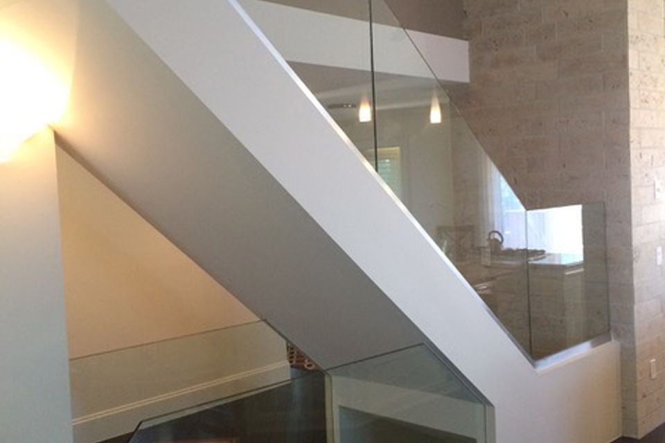 Commercial office stairs