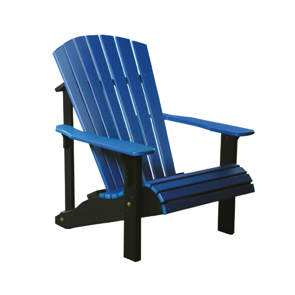 3 hlf deluxe adirondack chair   blue