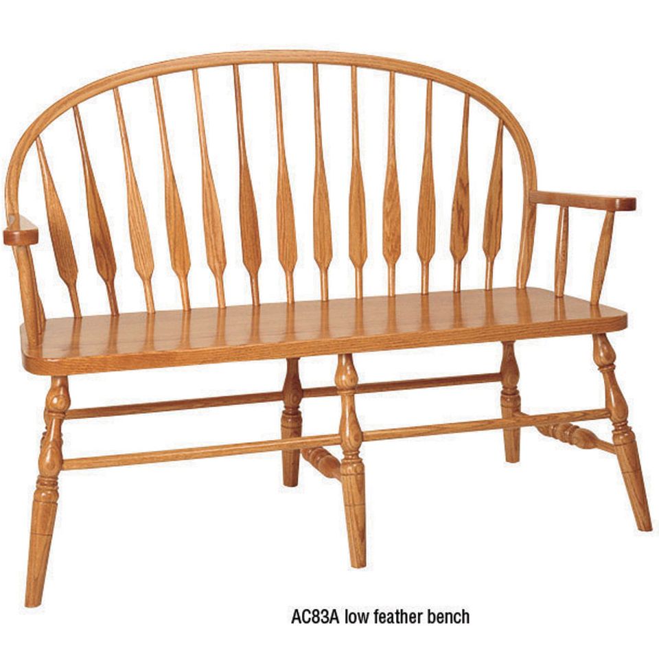 Hill low feather bench